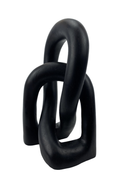 Ebenholzskulptur "Knoten" aus Tansania